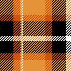 Orange + Black Plaid Coffee Mug Gallery Image 2