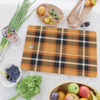 Orange + Black Plaid Cutting Board Gallery Image 2