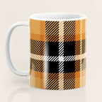 Orange + Black Plaid Coffee Mug Gallery Image 3