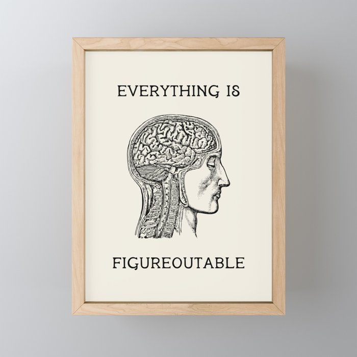 Everything is Figureoutable #2 Mini Art Print Gallery Image 1