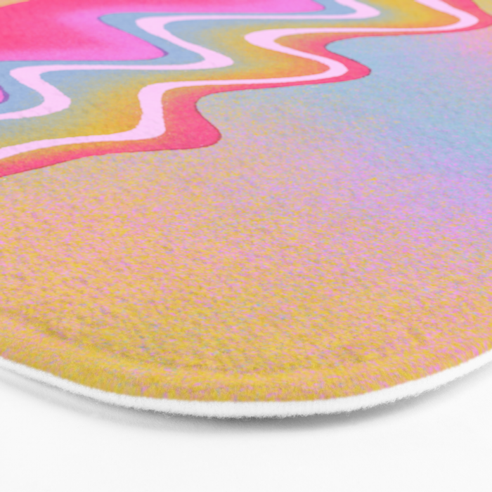 Cube in Full Color Bath Mat Gallery Image 3