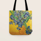 Irises 3 by Vincent Van Gogh Tote Bag Gallery Image 1