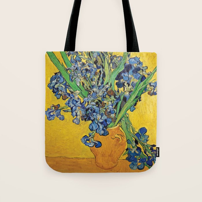Irises 3 by Vincent Van Gogh Tote Bag Gallery Image 1