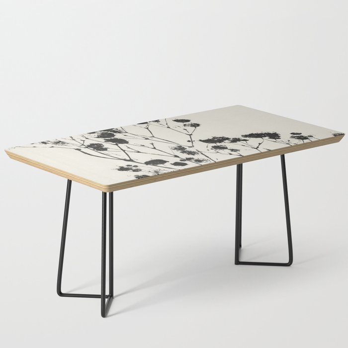 Gypsophila in a Brown Vase Coffee Table Gallery Image 1