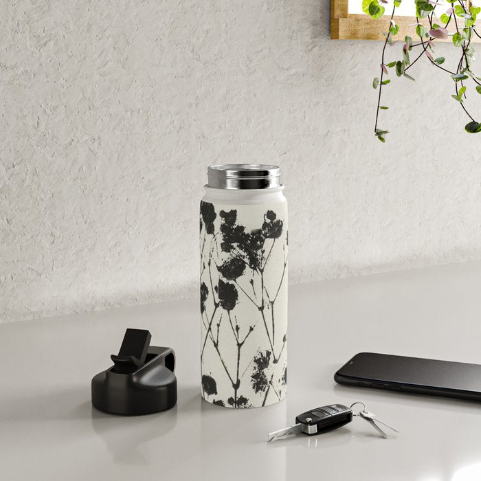 Gypsophila in a Brown Vase Water Bottle Gallery Image 4
