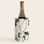 Gypsophila in a Brown Vase Wine Chiller Gallery Image 1
