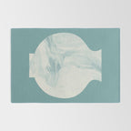 Marble Porcelain Vase - Jade Blue  Rug Gallery Image 2