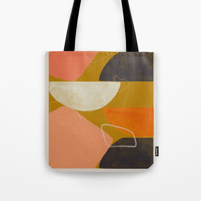 Mid Century Abstract  Tote Bag Gallery Image 1