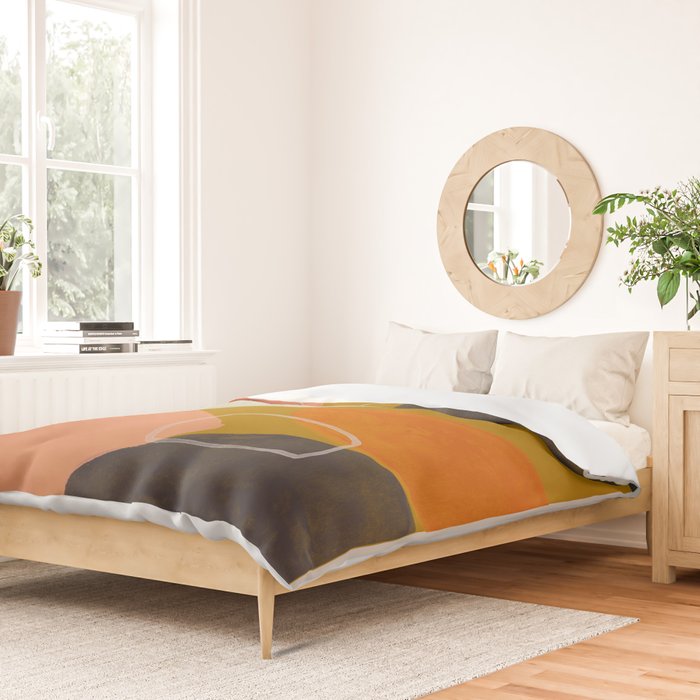 Mid Century Abstract  Duvet Cover Gallery Image 2