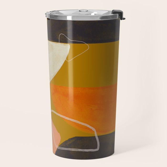 Mid Century Abstract  Travel Mug Gallery Image 2