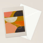 Mid Century Abstract  Stationery Card Gallery Image 2