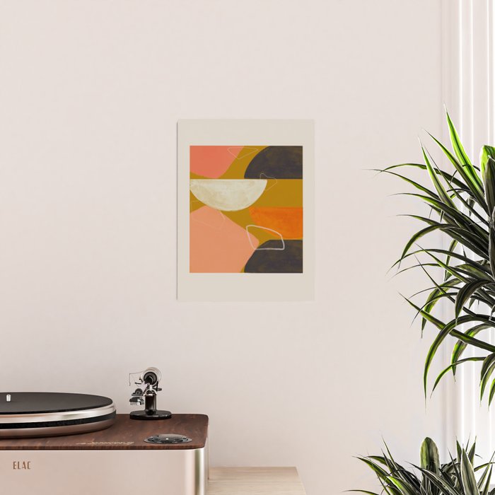 Mid Century Abstract  Poster Gallery Image 2