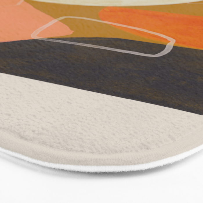 Mid Century Abstract  Bath Mat Gallery Image 3