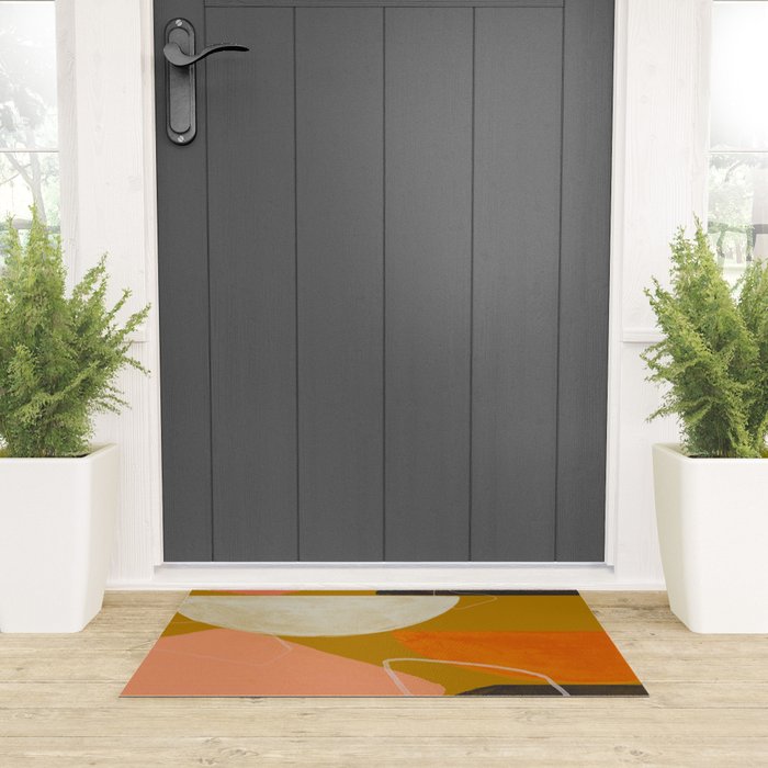 Mid Century Abstract  Welcome Mat Gallery Image 3