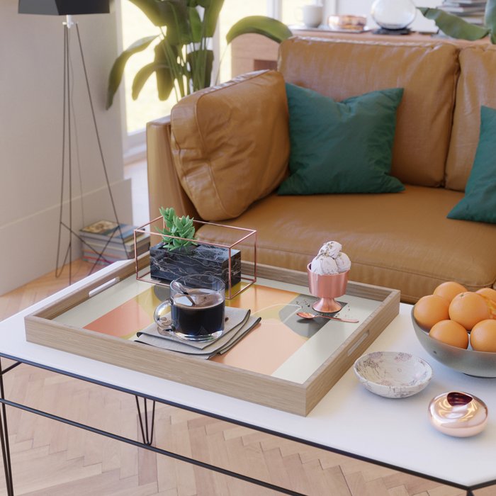 Mid Century Abstract  Serving Tray Gallery Image 2