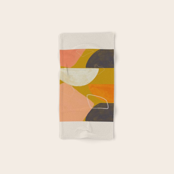 Mid Century Abstract  Bath Towel Gallery Image 1