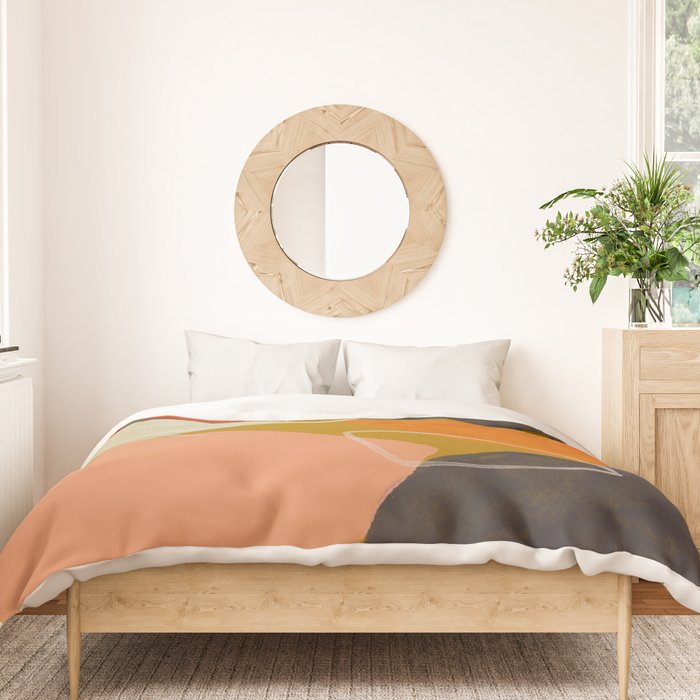 Mid Century Abstract  Duvet Cover Gallery Image 3