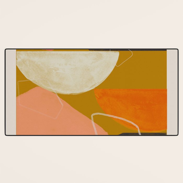 Mid Century Abstract  Desk Mat Gallery Image 3