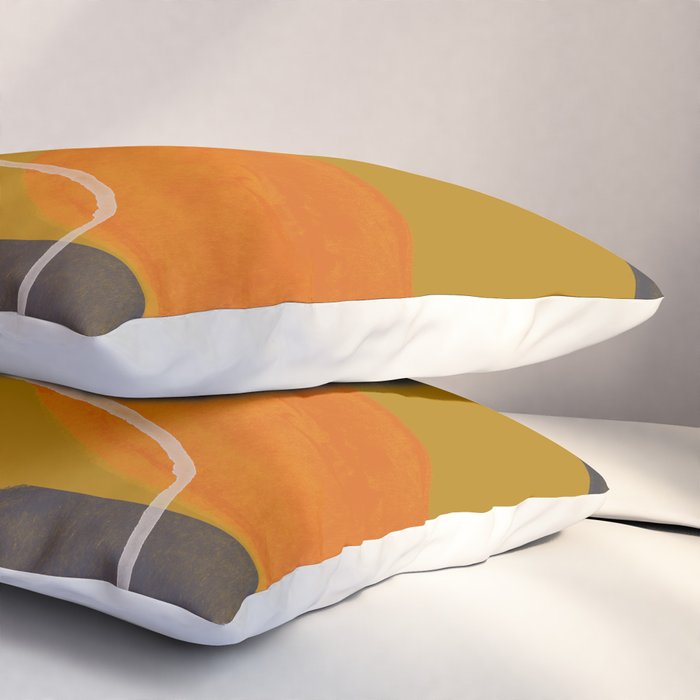 Mid Century Abstract  Pillow Sham Gallery Image 3