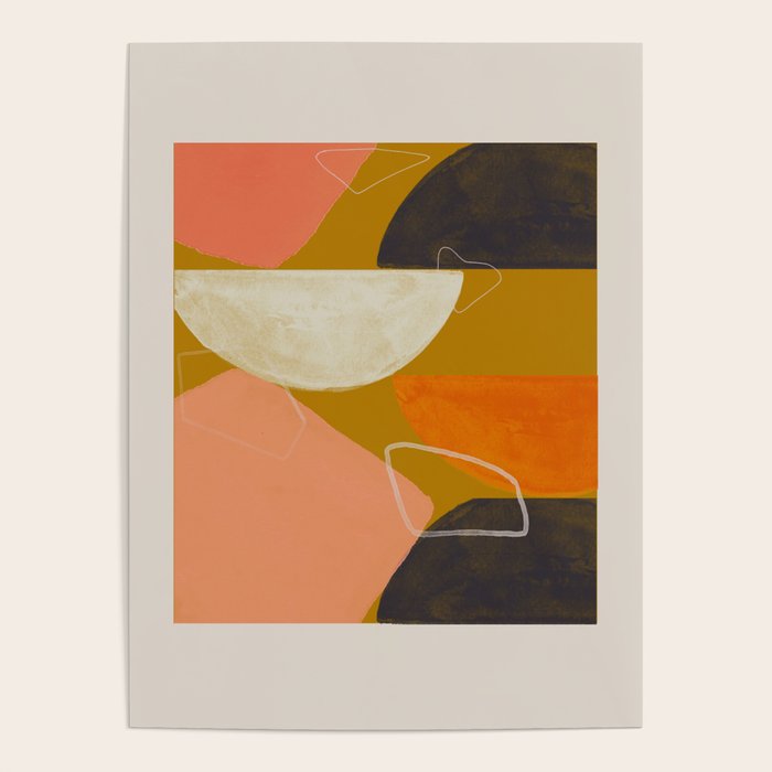 Mid Century Abstract  Poster Gallery Image 4