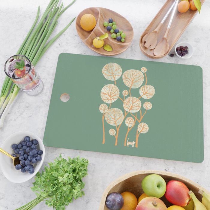 Deep in the jungle, the tiger roams Cutting Board Gallery Image 2