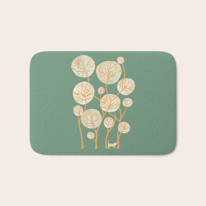 Deep in the jungle, the tiger roams Bath Mat Gallery Image 1