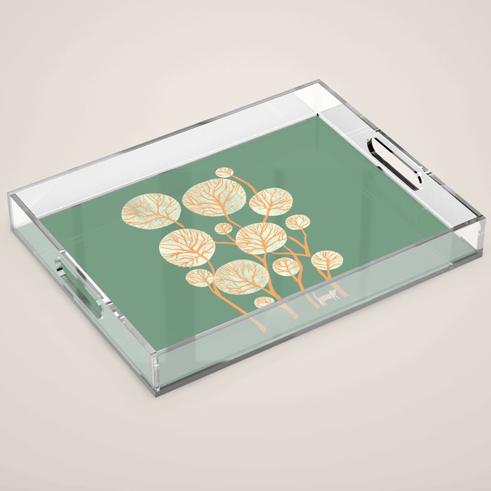 Deep in the jungle, the tiger roams Acrylic Tray Gallery Image 1