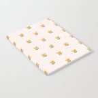 Abstract Yellow Tulip - Pink Background Notebook Gallery Image 2
