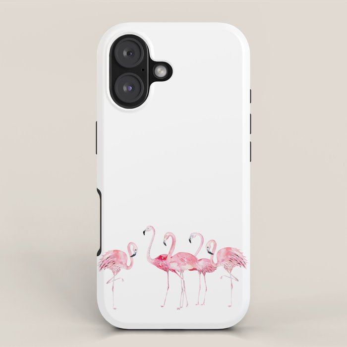 Flamingo Farm- Tropical Animal Bird World iPhone Case Gallery Image 1