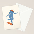 Skate girl Stationery Card Gallery Image 2