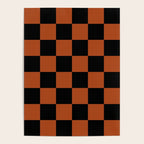 Black & Orange Checkers Poster Gallery Image 4