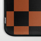 Black & Orange Checkers Laptop Sleeve Gallery Image 3