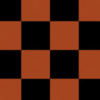 Black & Orange Checkers Coffee Mug Gallery Image 2