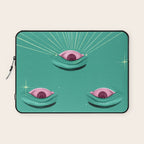 Evil eyes in the stars  Laptop Sleeve Gallery Image 1