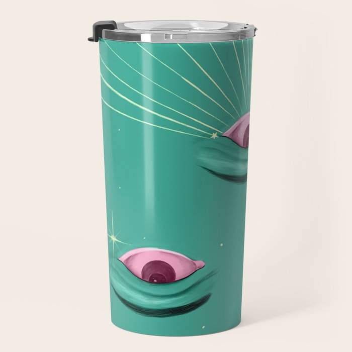 Evil eyes in the stars  Travel Mug Gallery Image 3