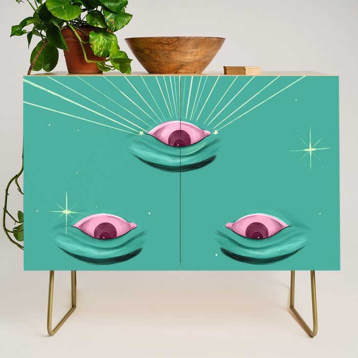 Evil eyes in the stars  Credenza Gallery Image 1