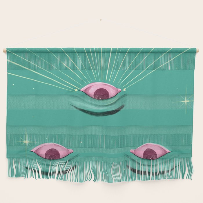 Evil eyes in the stars  Wall Hanging Gallery Image 1