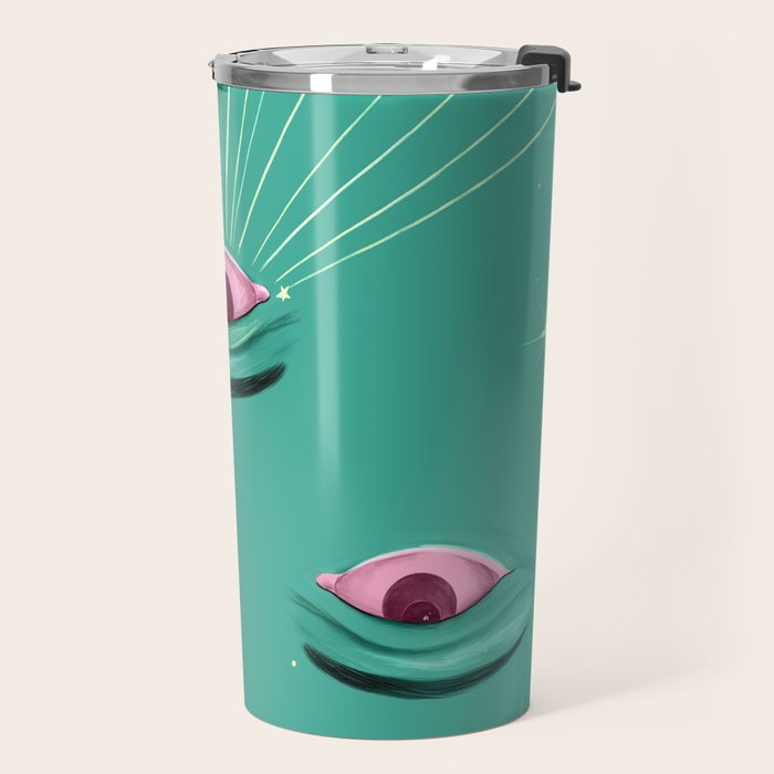 Evil eyes in the stars  Travel Mug Gallery Image 2