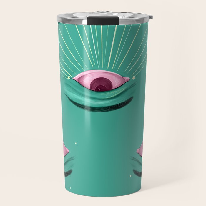 Evil eyes in the stars  Travel Mug Gallery Image 1
