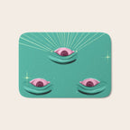 Evil eyes in the stars  Bath Mat Gallery Image 1