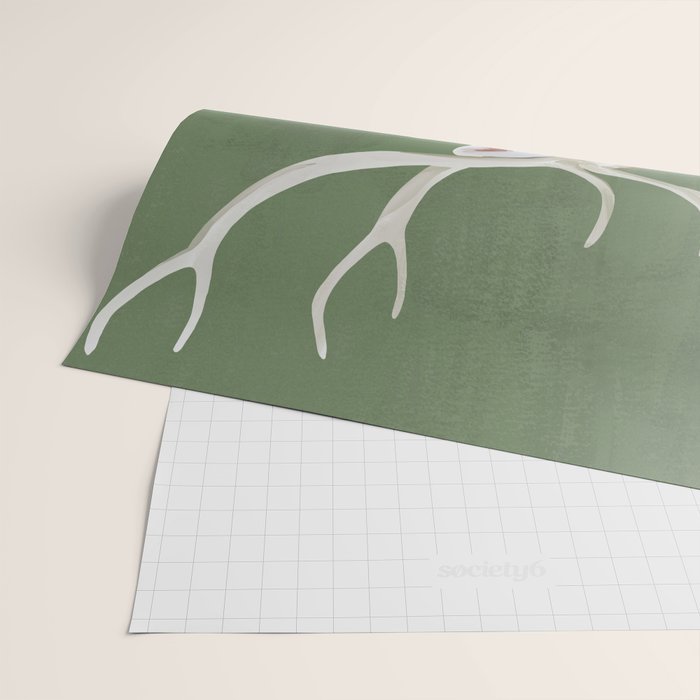 White Stag I Wrapping Paper Gallery Image 2