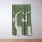 White Stag I Window Curtain Gallery Image 3