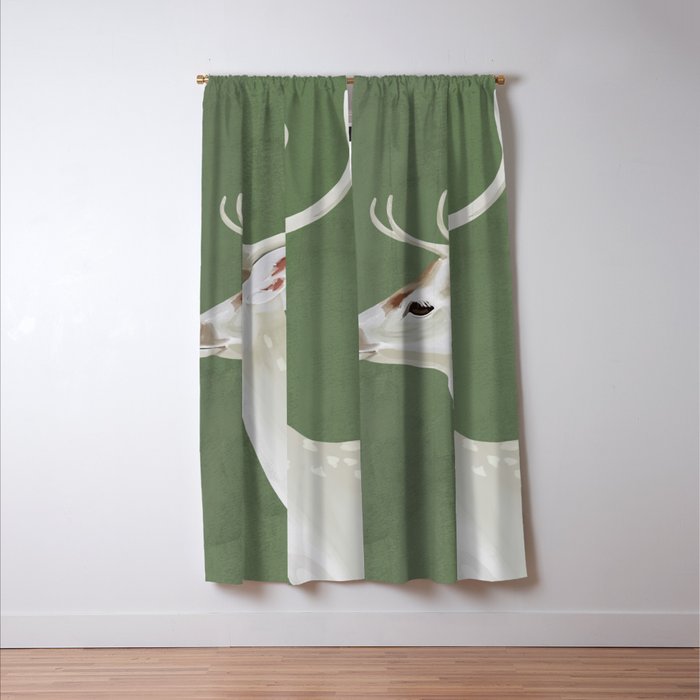 White Stag I Window Curtain Gallery Image 3