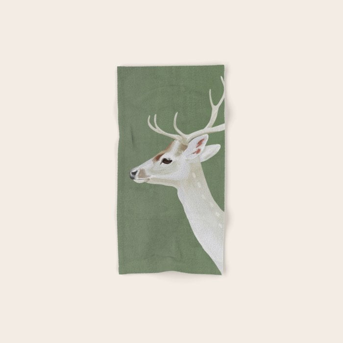 White Stag I Bath Towel Gallery Image 1