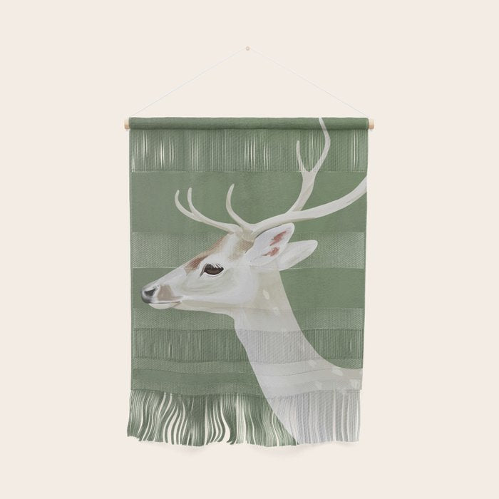 White Stag I Wall Hanging Gallery Image 1