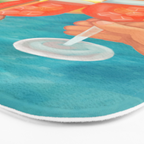 Aperol Sunset Bath Mat Gallery Image 3