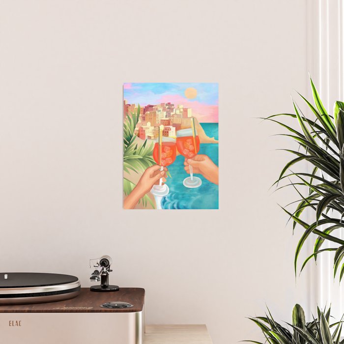Aperol Sunset Poster Gallery Image 2