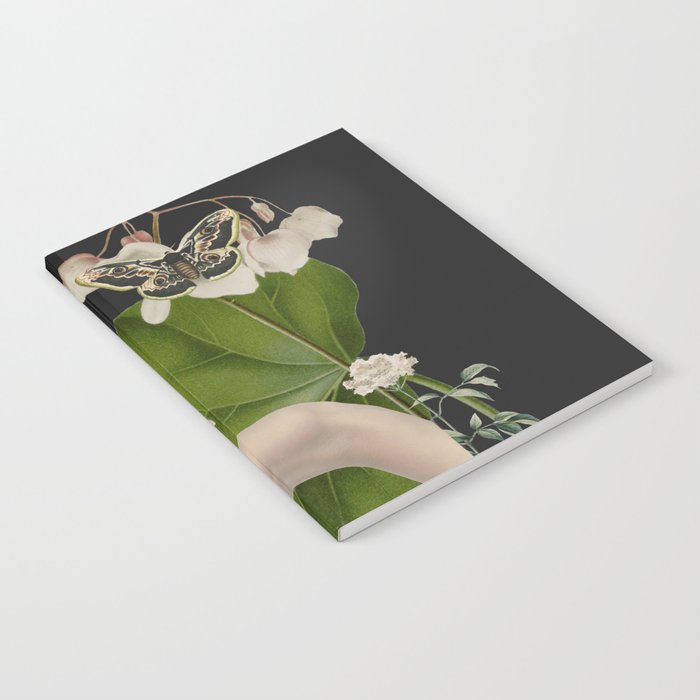 Minimal Collage/ Hand, Plants and Butterflies 6 Notebook Gallery Image 2