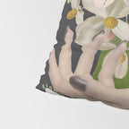 Minimal Collage/ Hand, Plants and Butterflies 6 Pillow Sham Gallery Image 4
