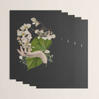 Minimal Collage/ Hand, Plants and Butterflies 6 Wrapping Paper Gallery Image 3